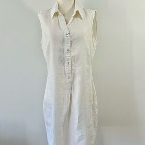 Malvin White Linen Shirt